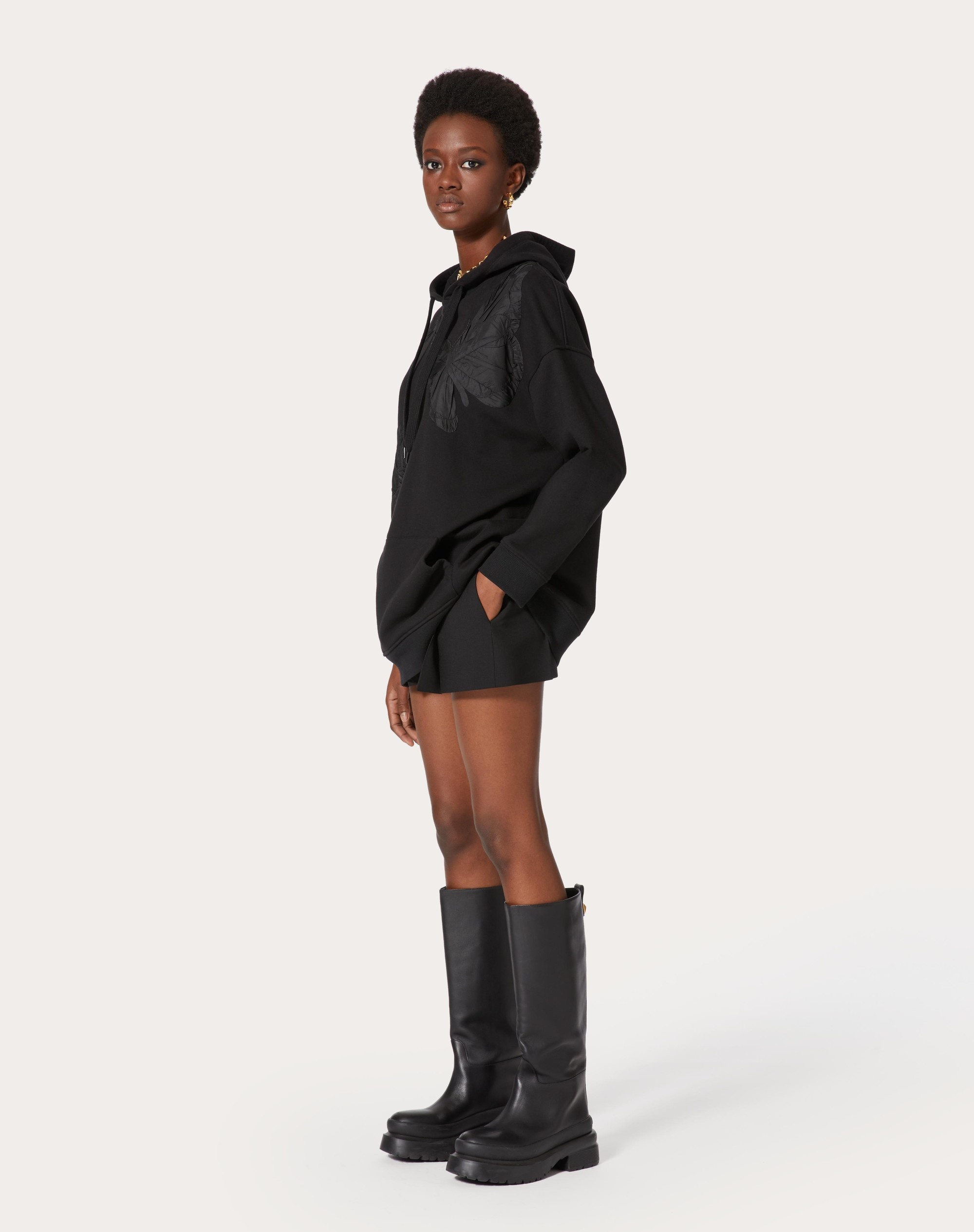 CREPE COUTURE MINI SKORT - 2