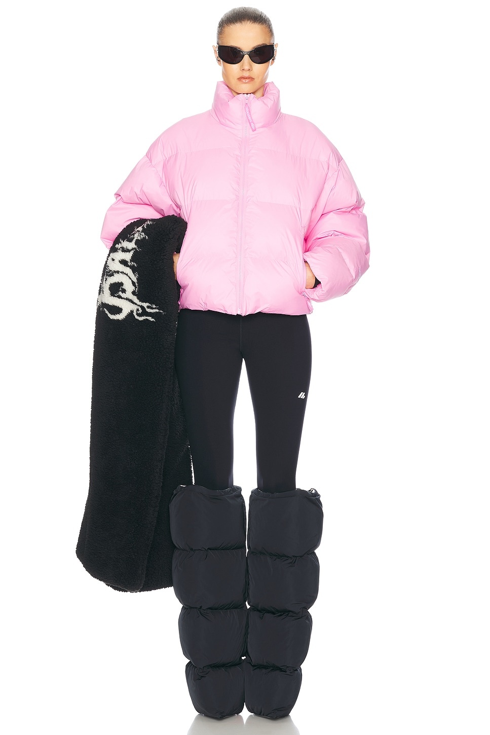 BALENCIAGA Ski Cropped Puffer Jacket | forward | REVERSIBLE