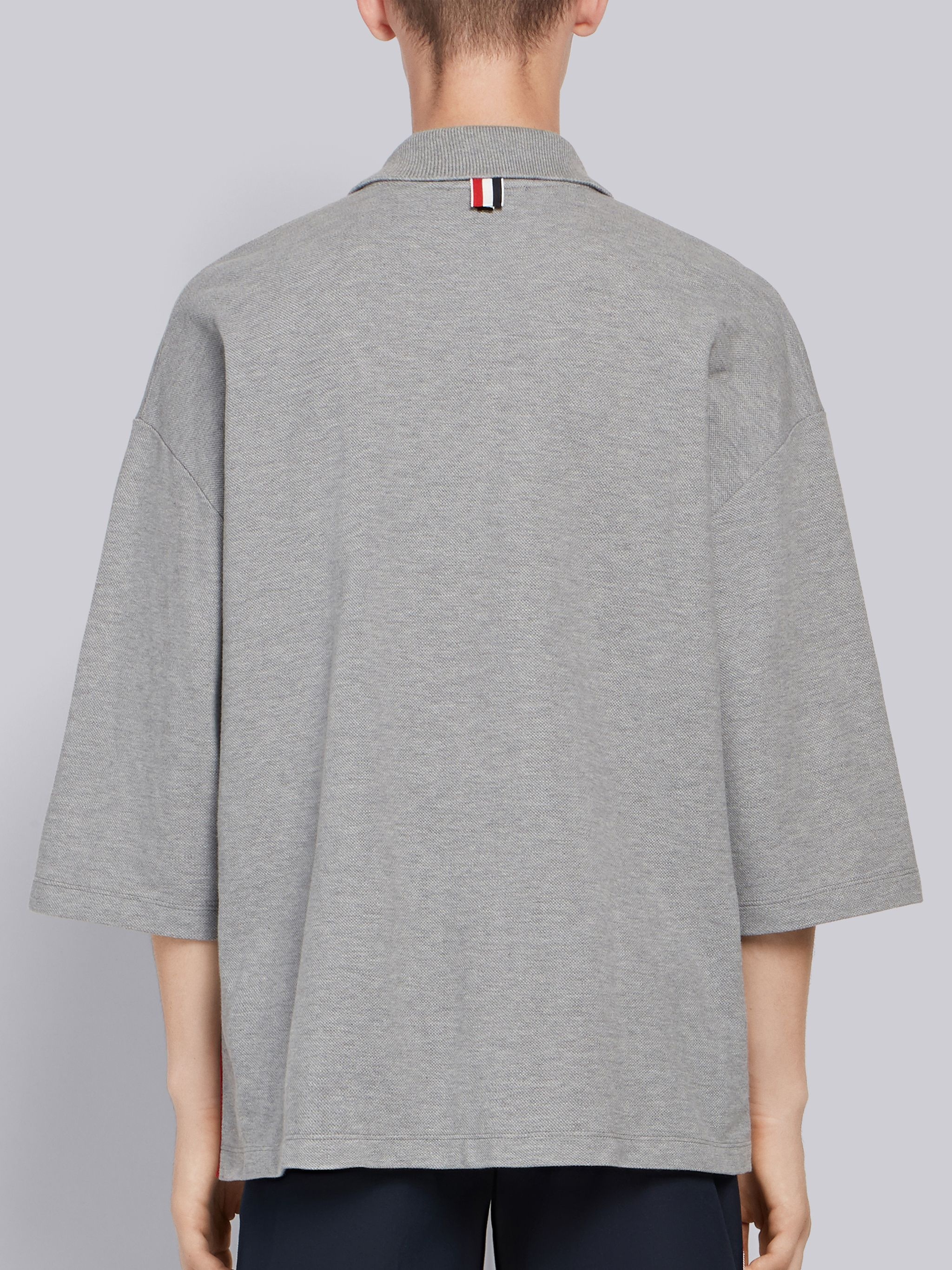 Oversized Piqué Pocket Polo - 3