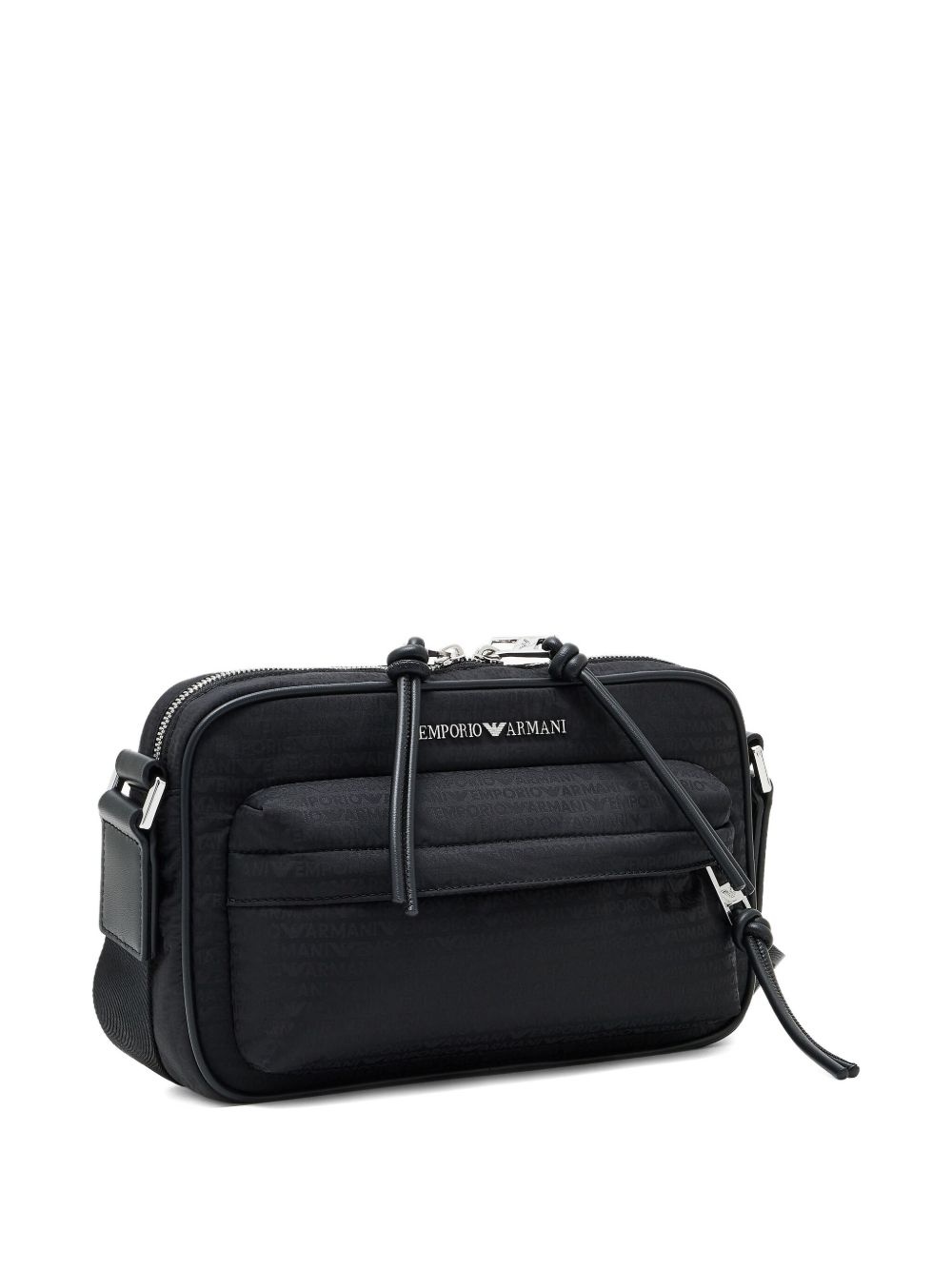 logo-plaque crossbody messenger bag - 4