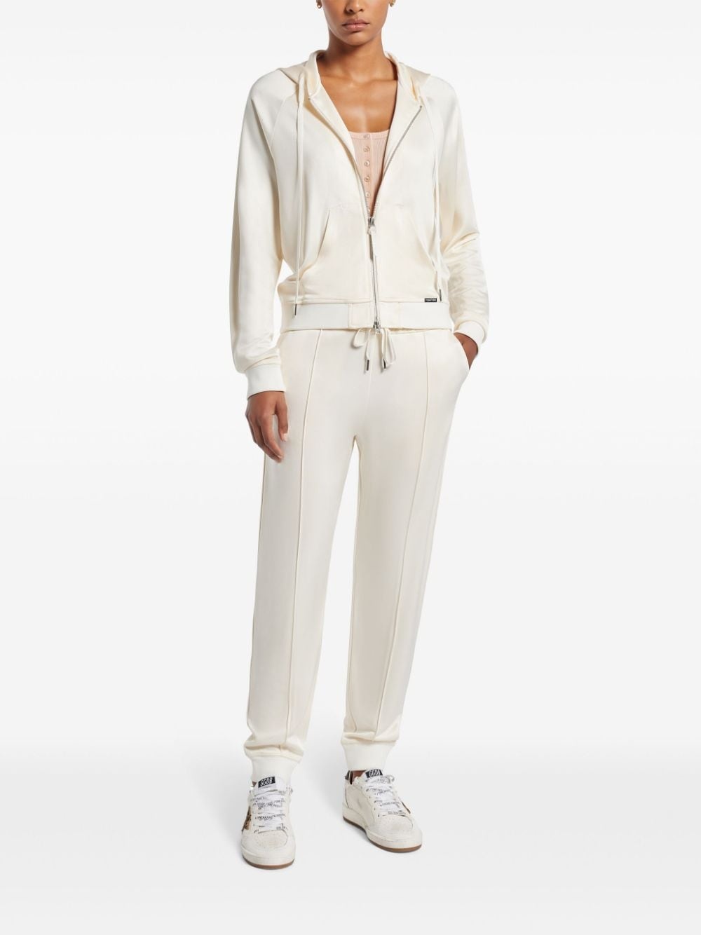 drawstring track pants - 2
