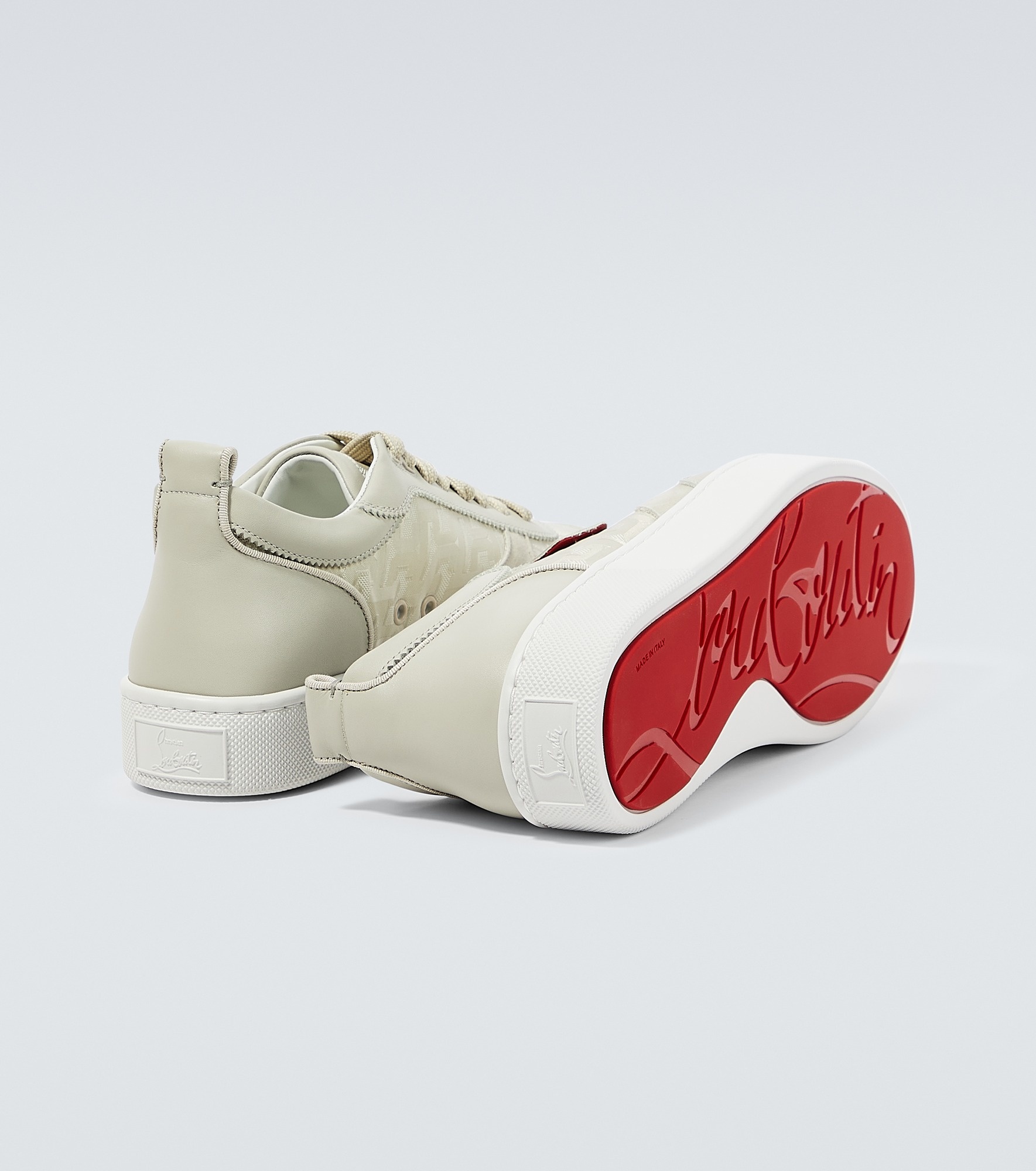 Happyrui leather-trimmed sneakers - 7