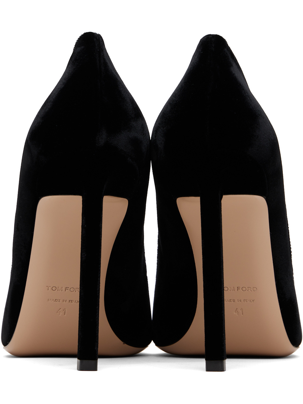Black Velvet Heels - 2