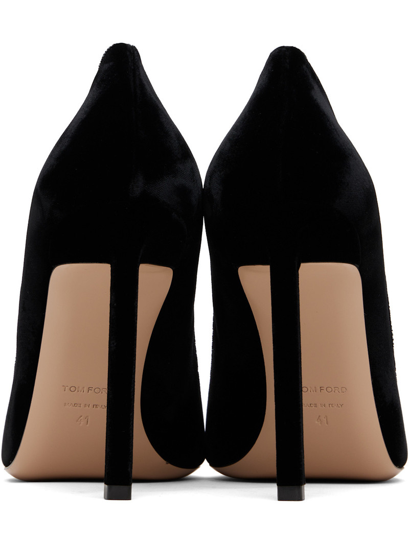 Black Velvet Heels 2
