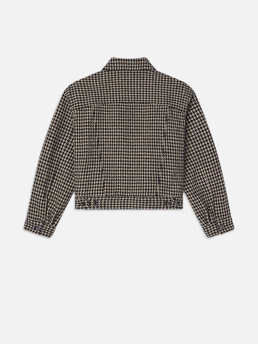 The Tweed Boxy Jacket in Houndstooth - 4