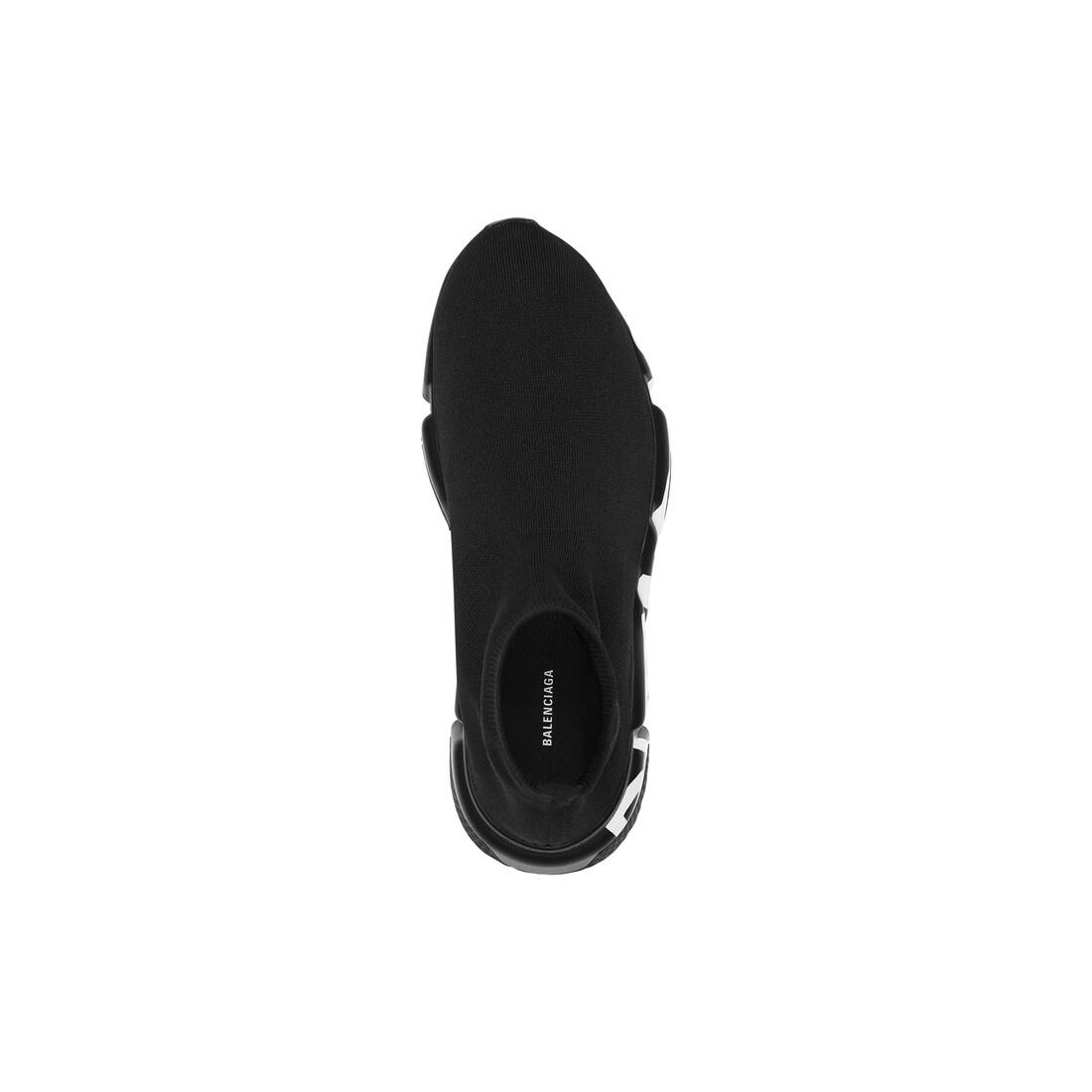 Men's Speed Graffiti Sneaker in Black/white - 4