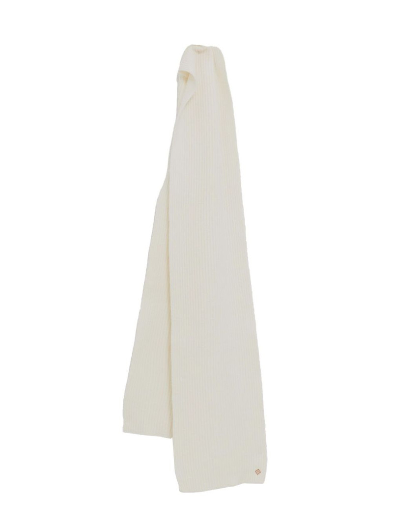 CASABLANCA ribbed wool scarf outlook