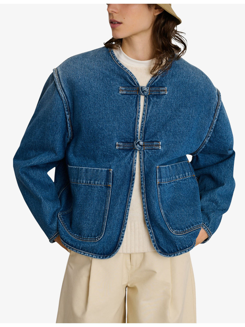 Agatha Boxy-Fit Denim Jacket 3