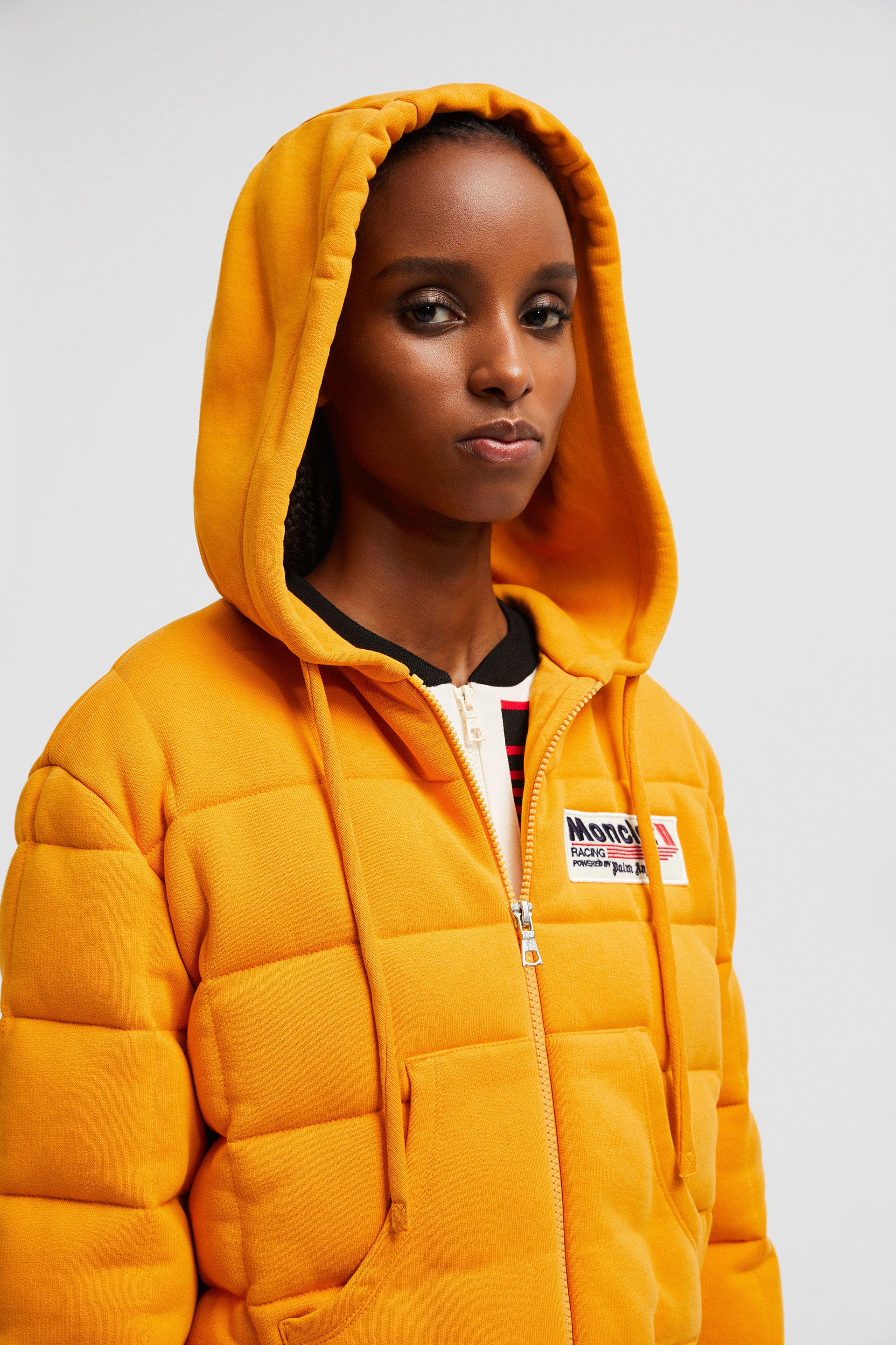 Moncler x Palm Angels Padded Cotton Zip-Up Hoodie - 4