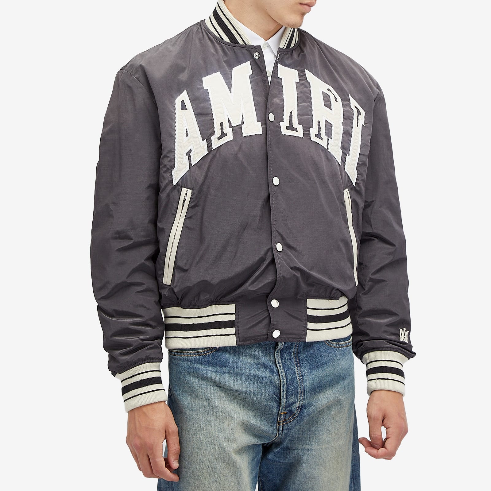 AMIRI AMIRI Sun Faded Logo Bomber Jacket | endclothing