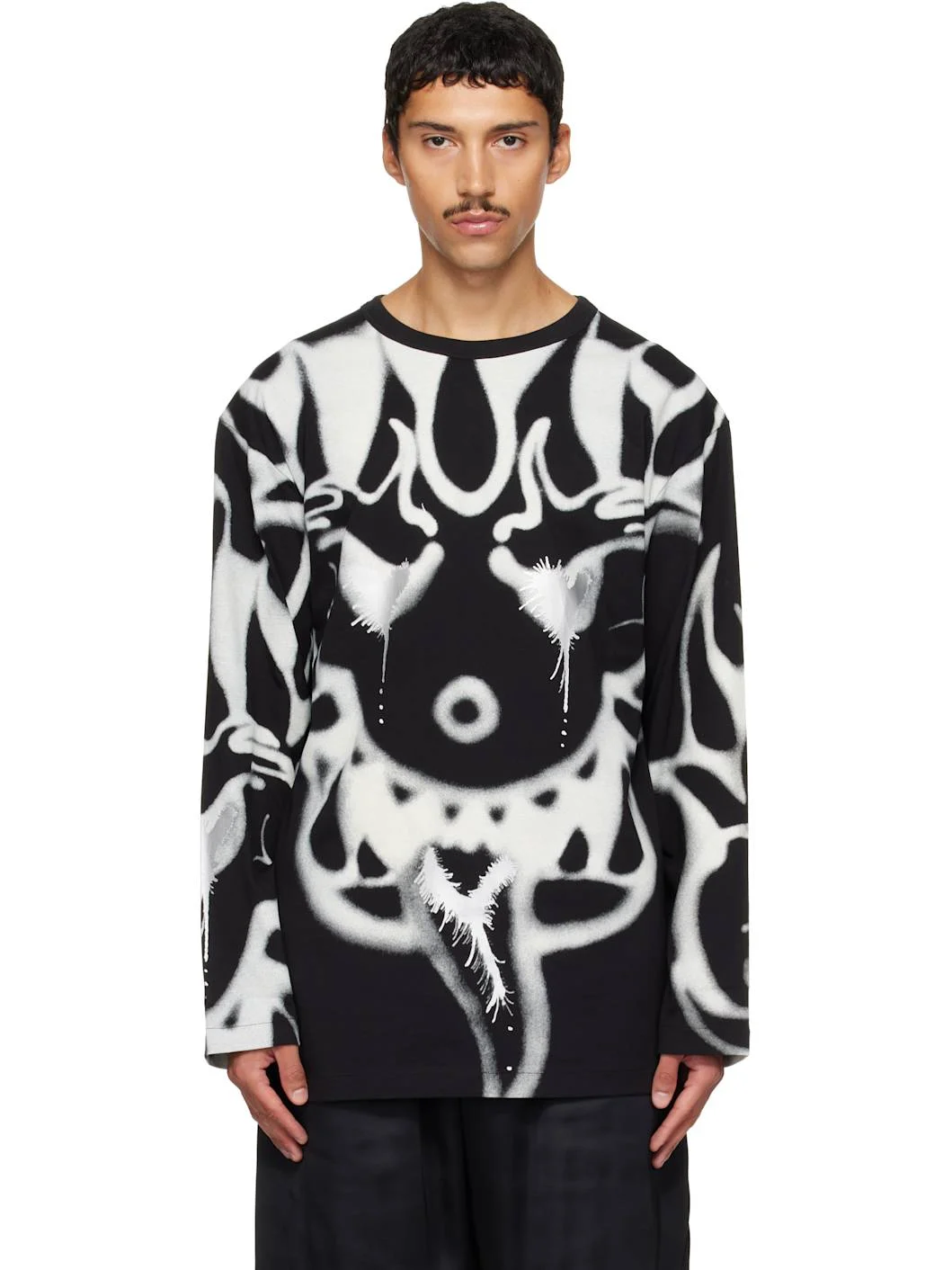 Black Chito Edition Graphic Long Sleeve T-shirt - 1