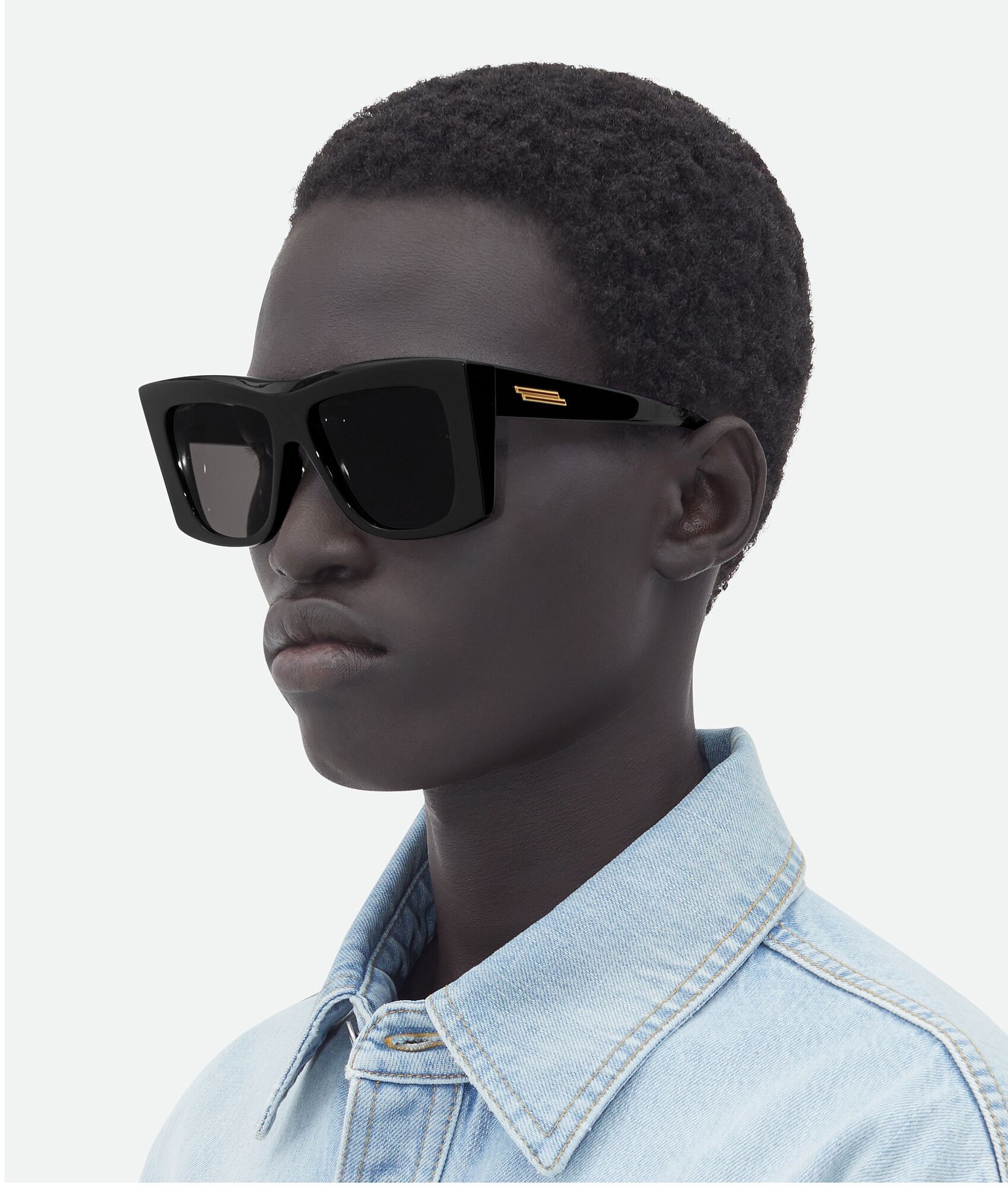 Visor Recycled Acetate Square Sunglasses - 5