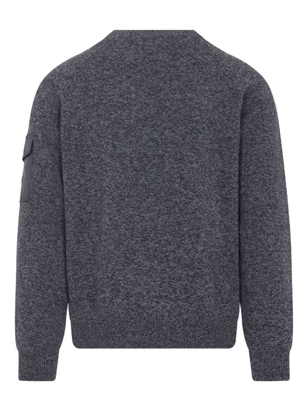 patch-pocket wool sweater - 2