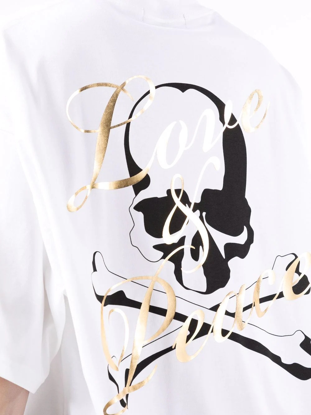 skull and bones print T-shirt - 5