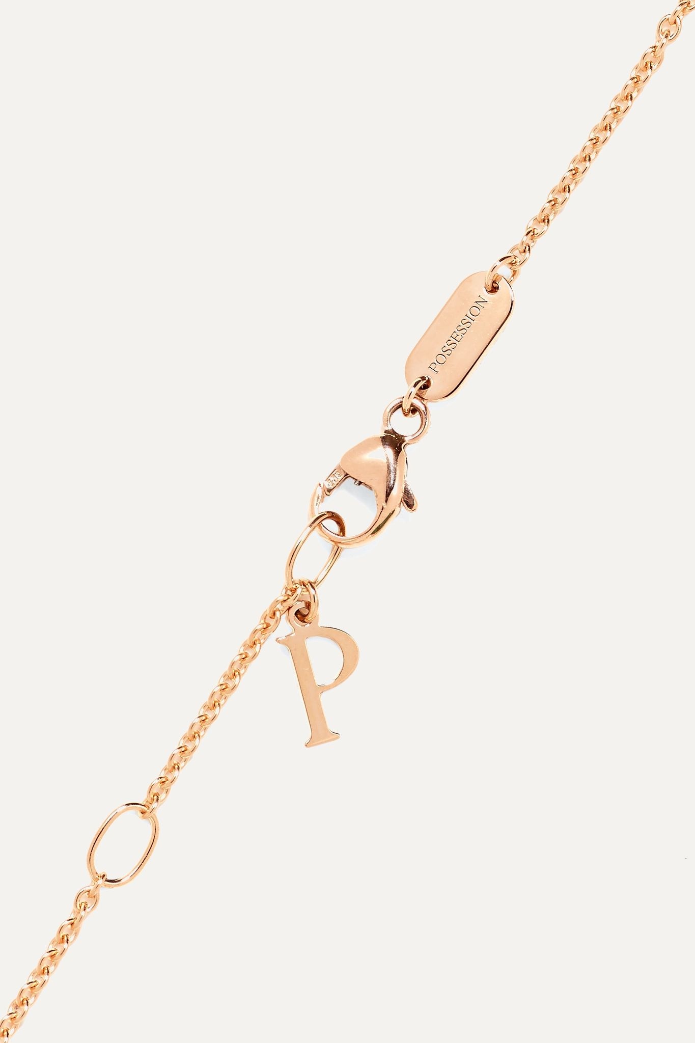 Possession 18-karat rose gold, onyx and diamond bracelet - 3