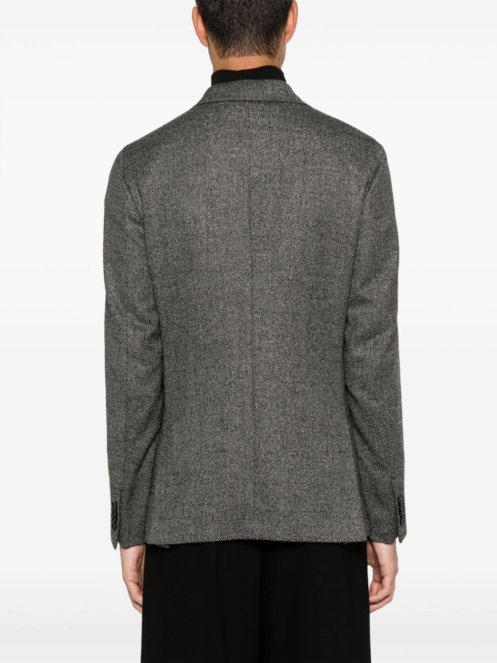 interlock twill blazer - 4