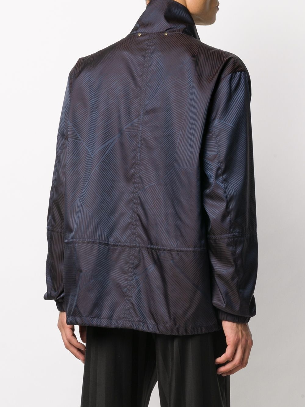 funnel neck windbreaker jacket - 4