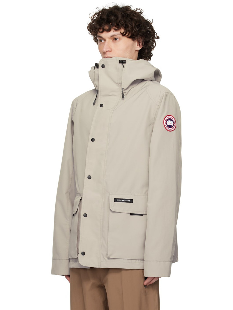 Canada Goose Beige Lockeport Jacket outlook