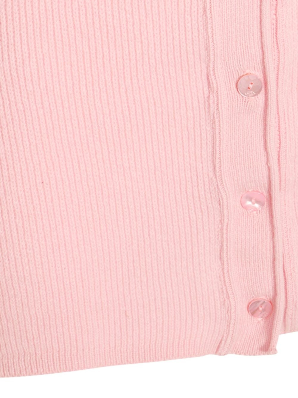 feather-trimmed cardigan - 3