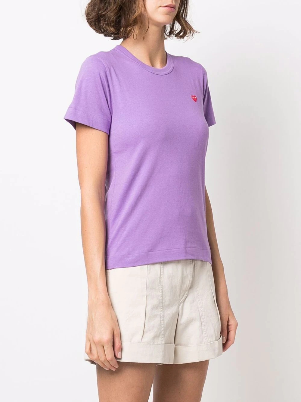 cotton embroidered-logo T-shirt - 3