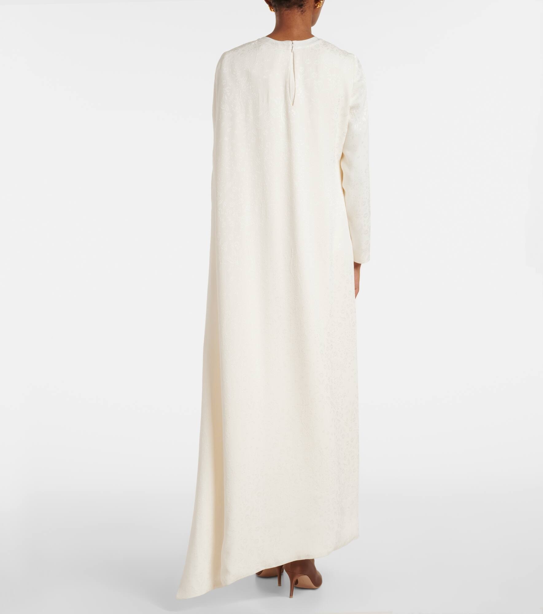 Felice caped jacquard midi dress - 3
