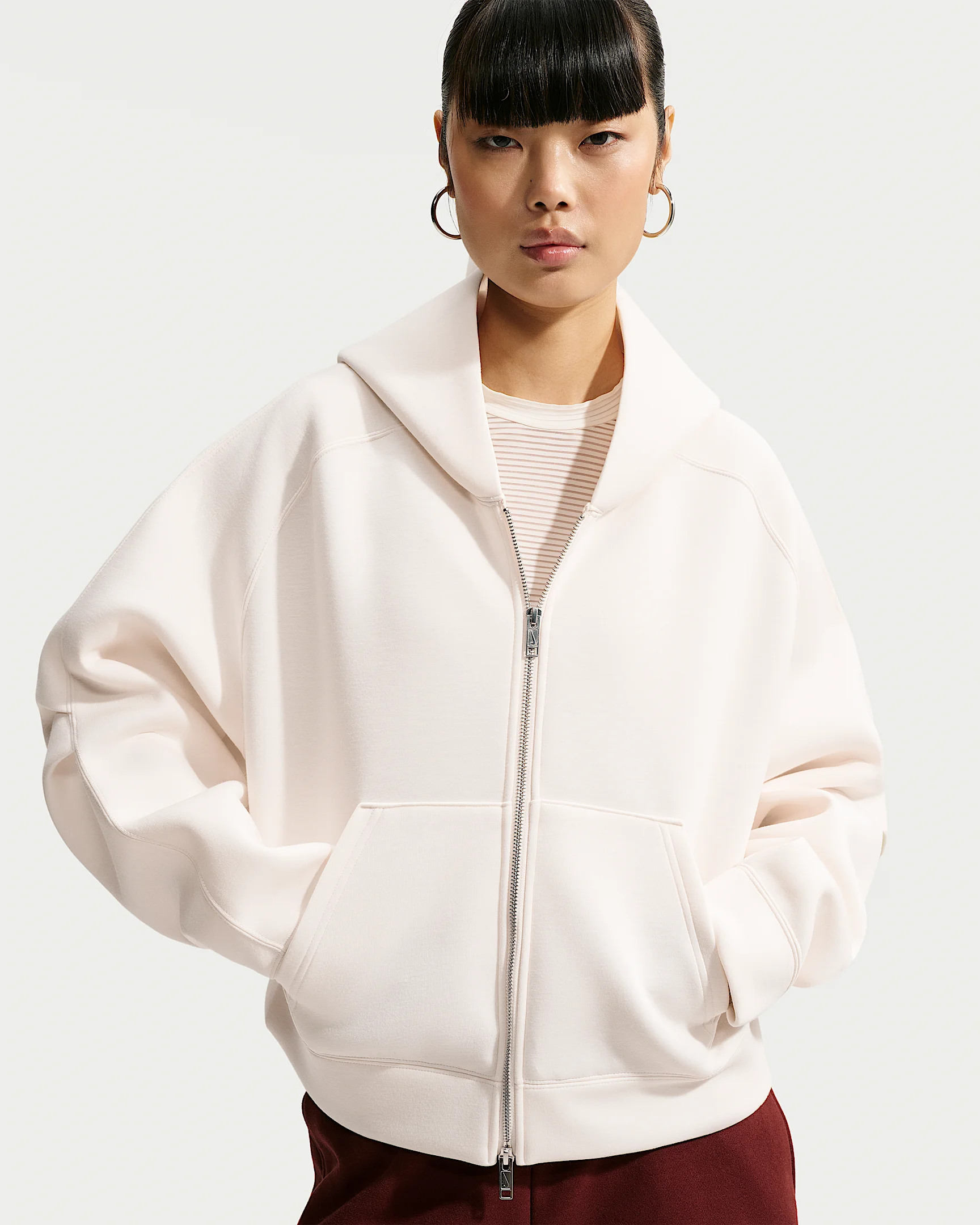 Nike Article Fleece Women's Oversized Full-Zip Hoodie - 1