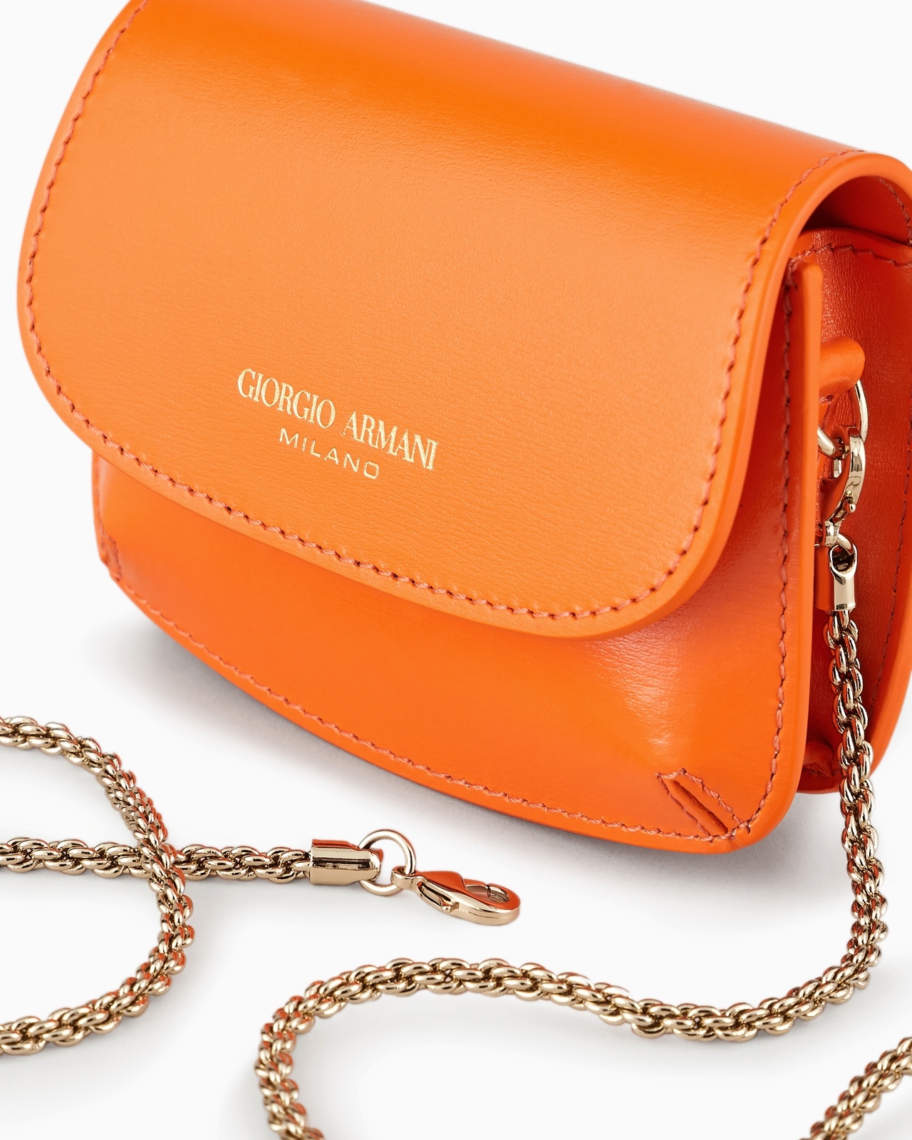 MINI LA PRIMA CHARM HANDBAG IN PALMELLATO LEATHER - 5
