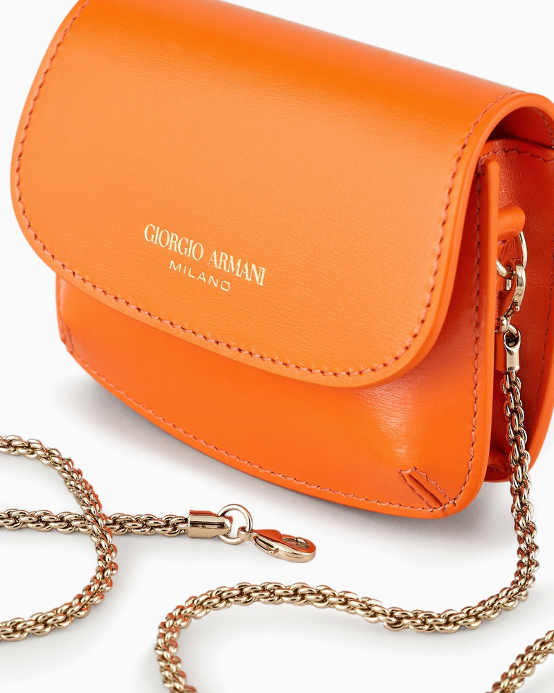 MINI LA PRIMA CHARM HANDBAG IN PALMELLATO LEATHER 5