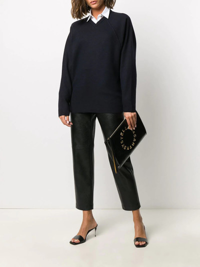 Stella McCartney oversized V-neck raglan jumper outlook