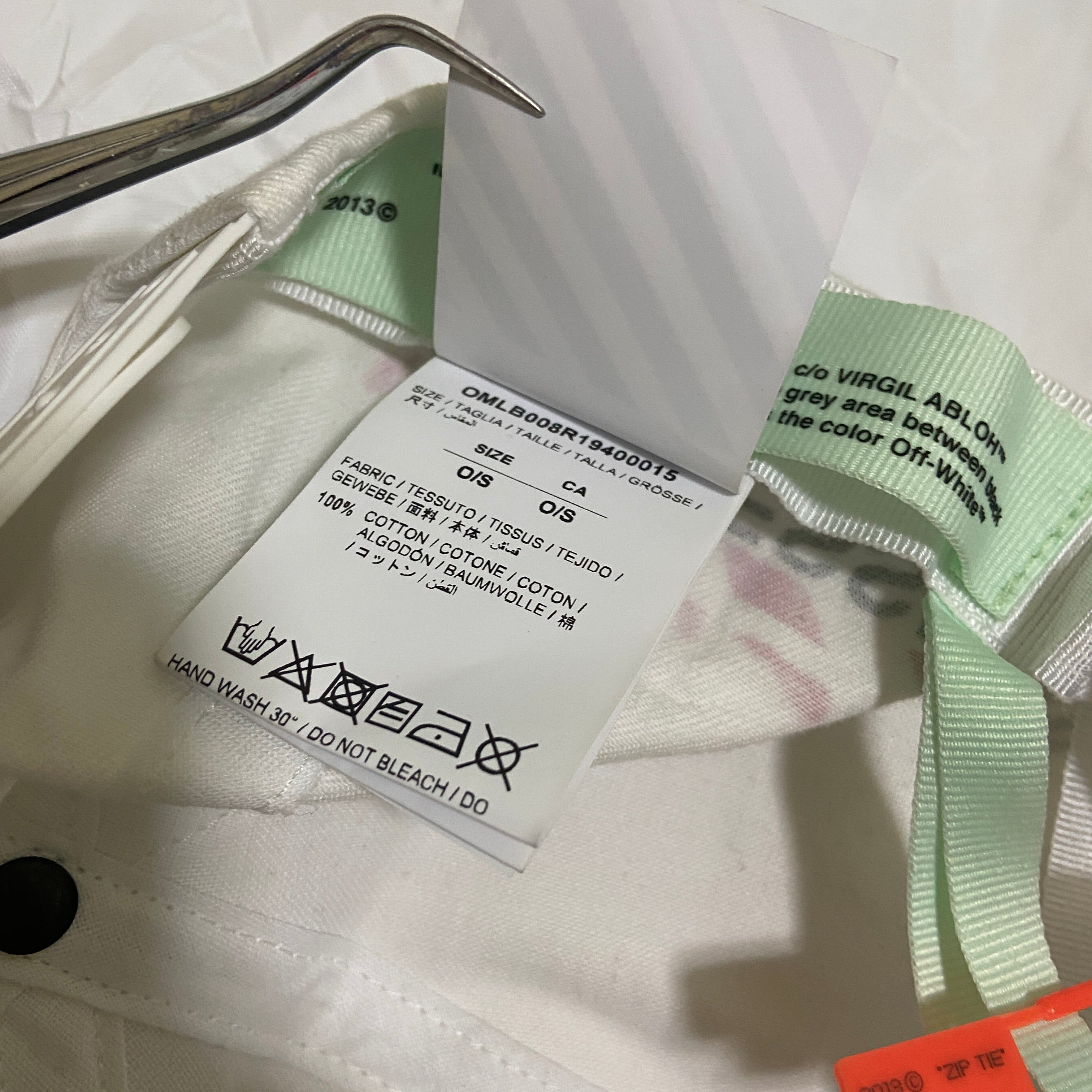 Off-White “Impressionism” stripe hat - 7