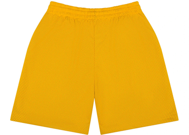 DENIM TEARS Denim Tears Denim University Mesh Shorts Yellow outlook