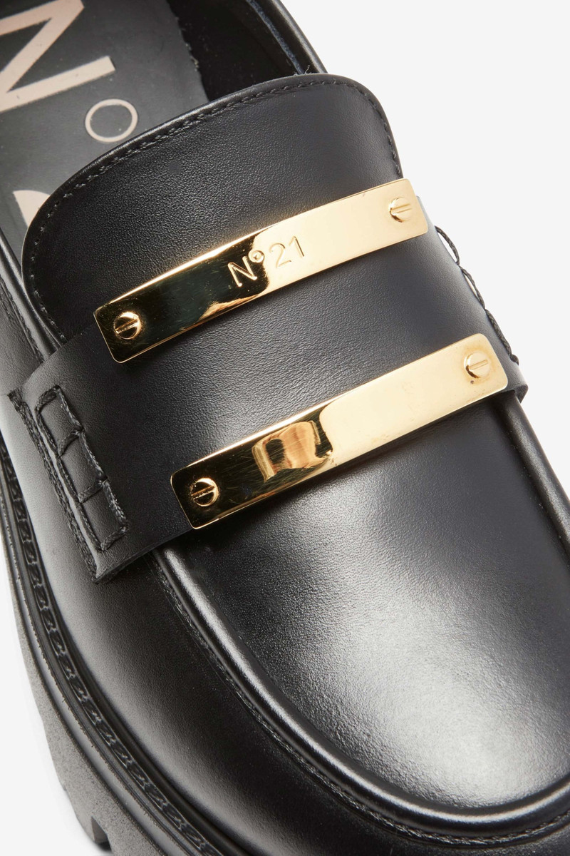 LOGO-PLAQUE LOAFERS 5
