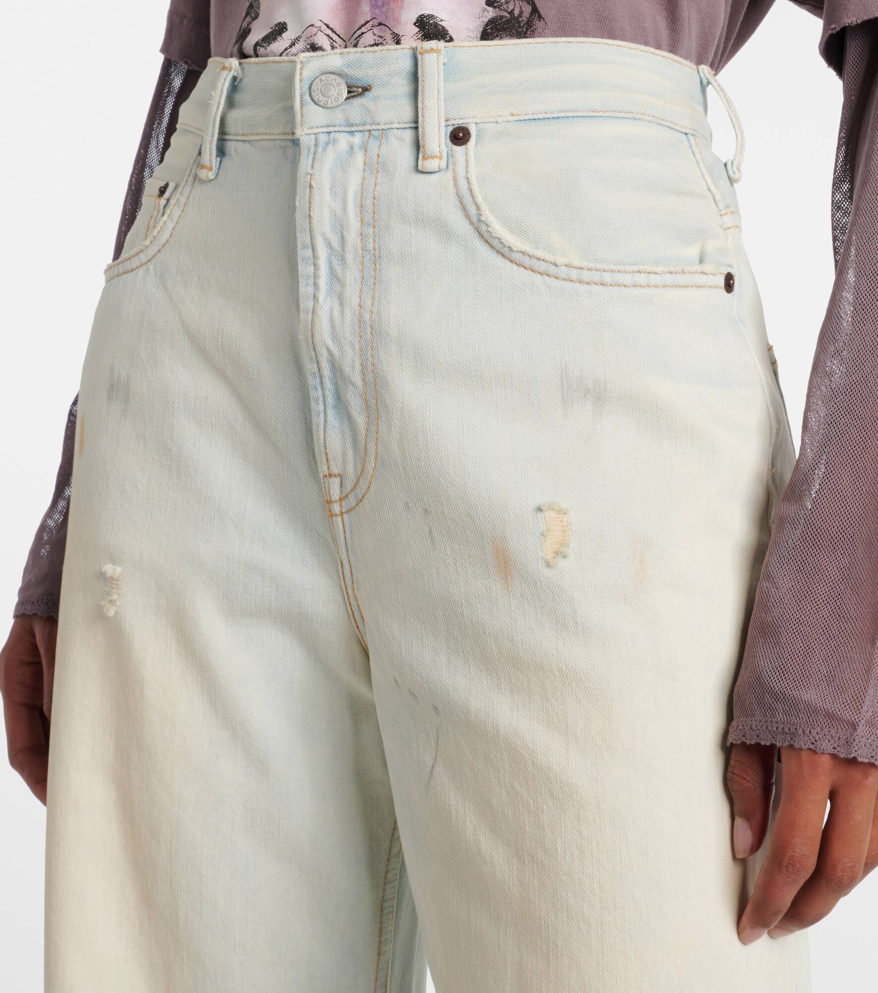 Shorebreak cut-out straight jeans - 4
