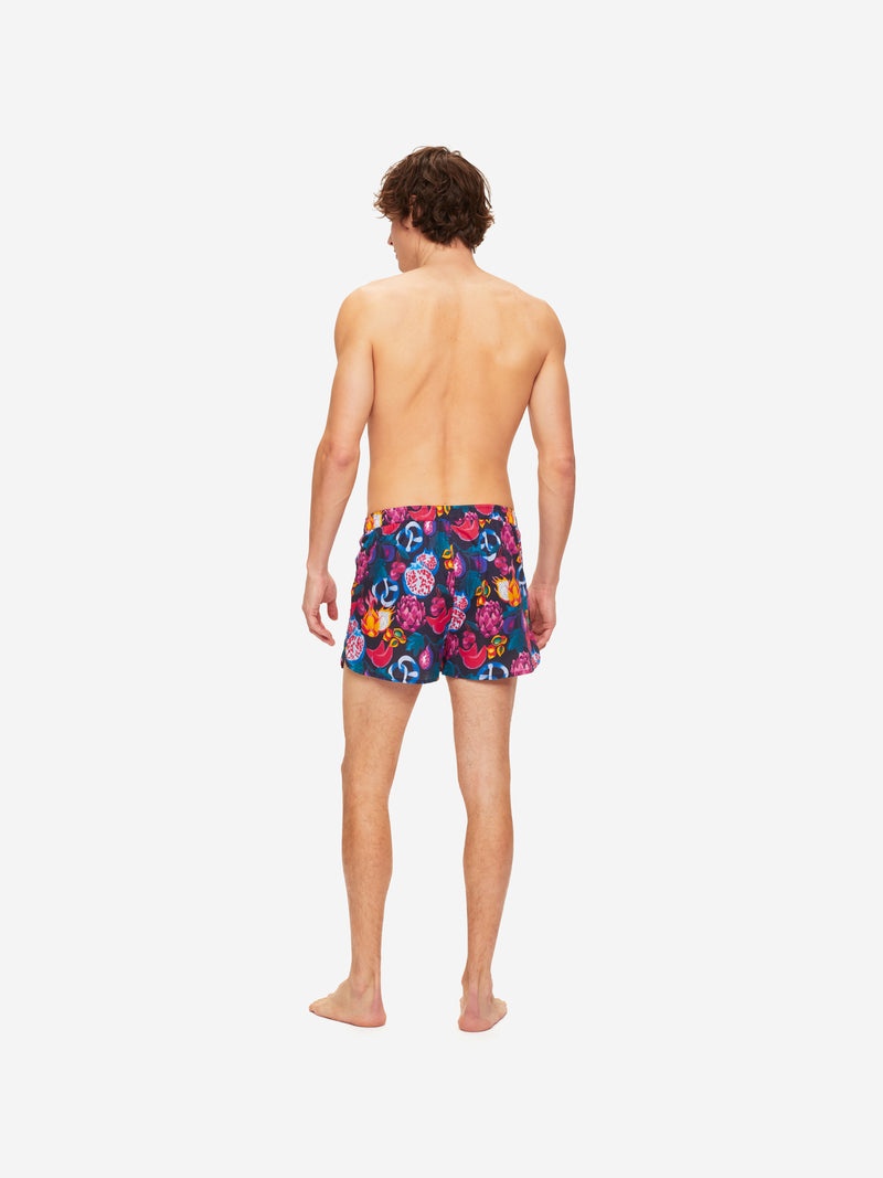 Men's Modern Fit Boxers Ledbury 50 Cotton Batiste Navy - 5
