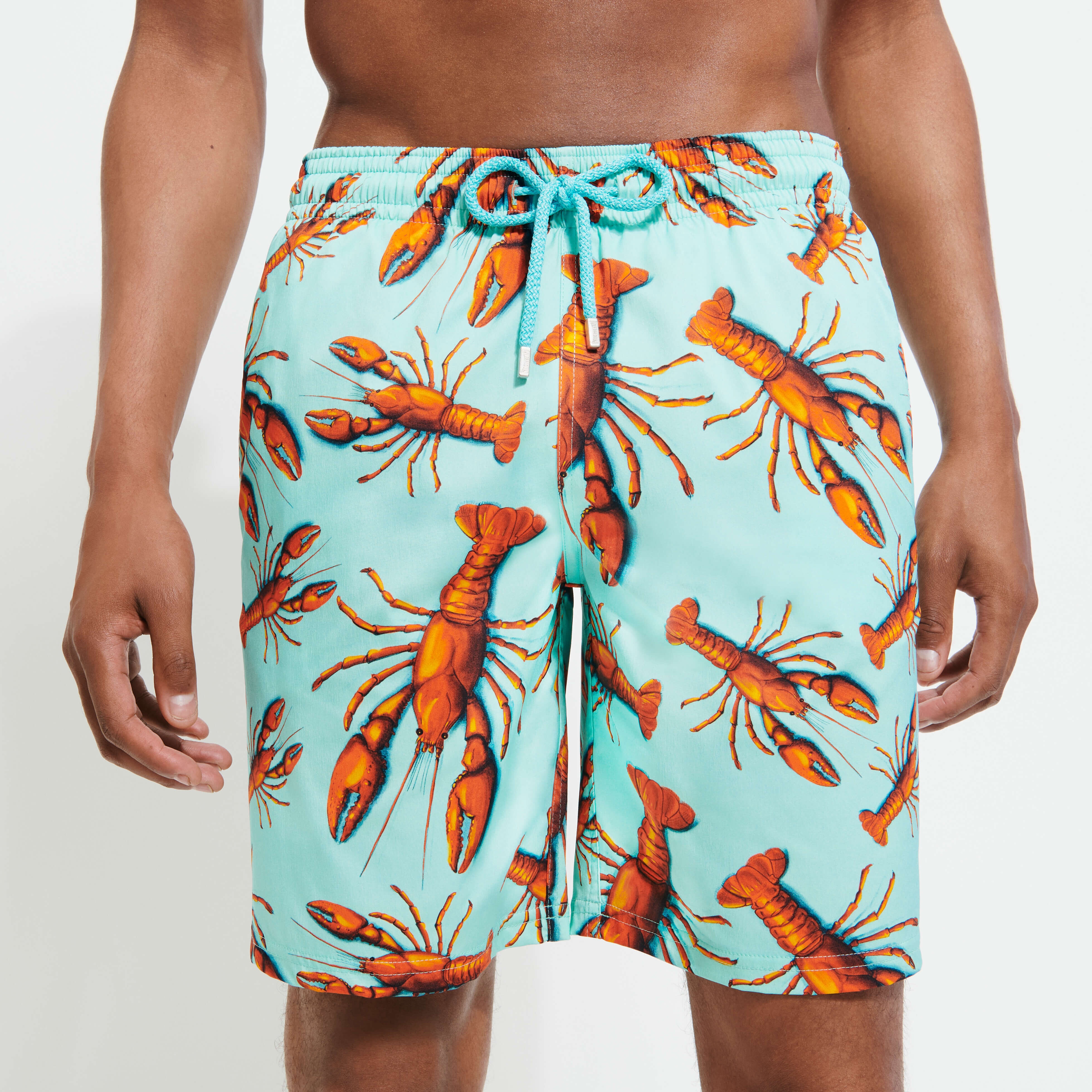 Men Long Swim Trunks Lobster - 4