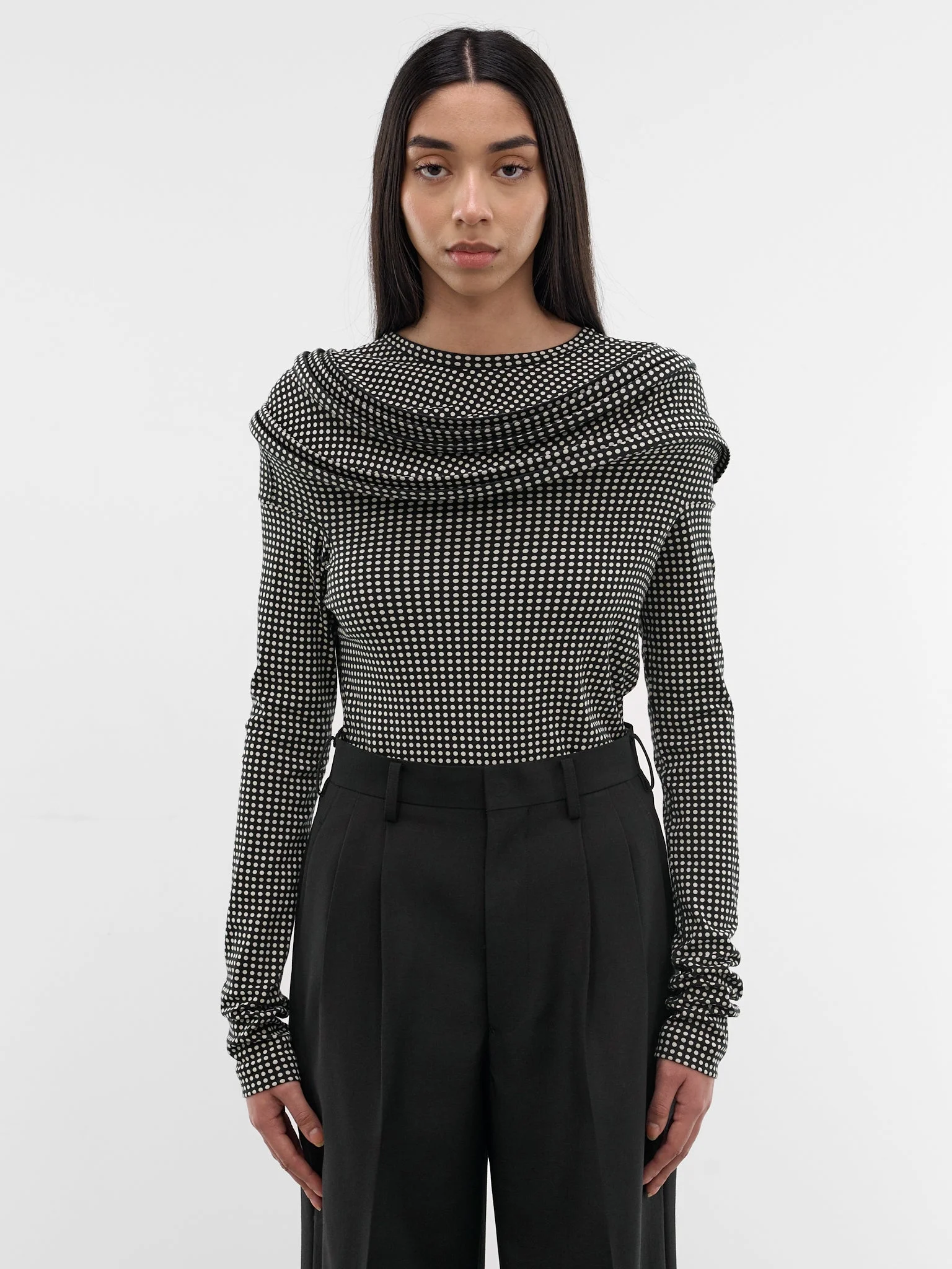 Polka Dot Sculptural Ring Top - 1