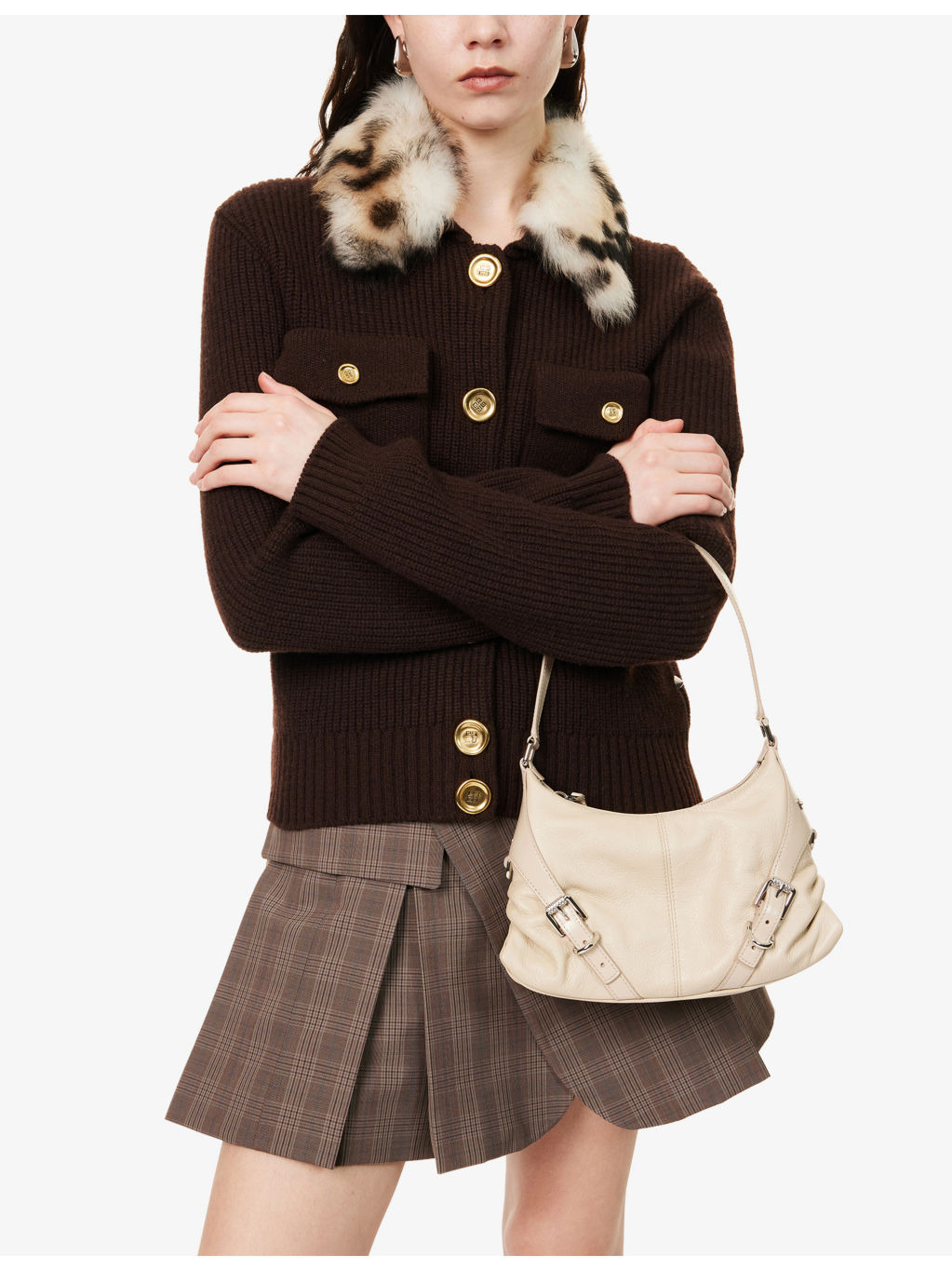 Voyou Leather Shoulder Bag - 5