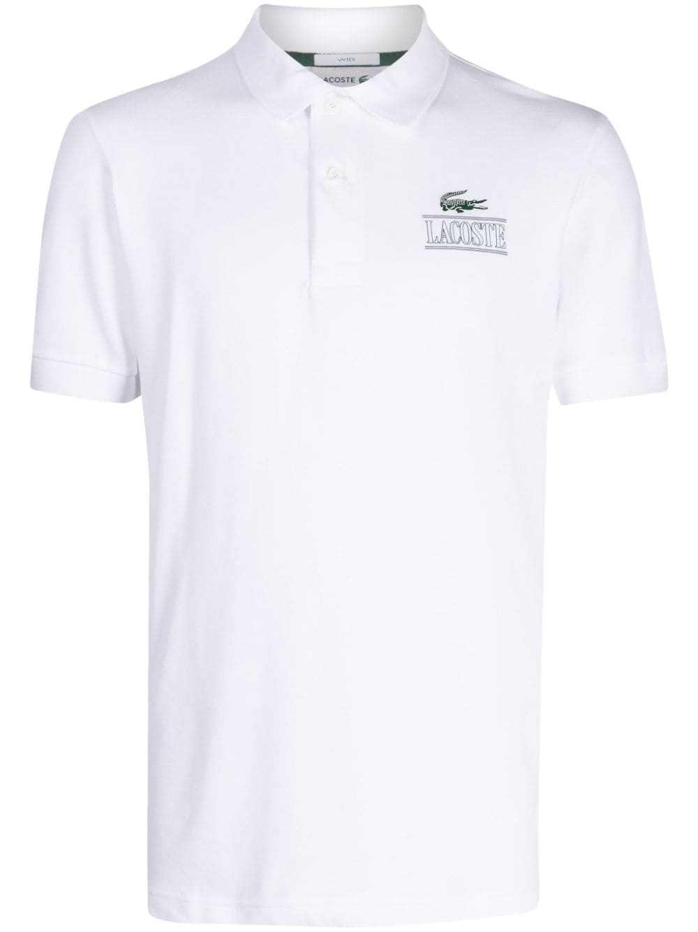 logo-print short-sleeve polo shirt - 1