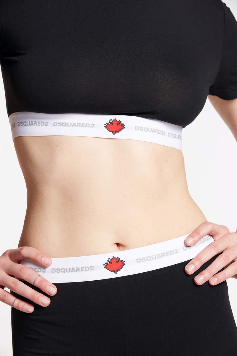 DSQUARED2 LEAF SHORT SLEEVES TOP - 3