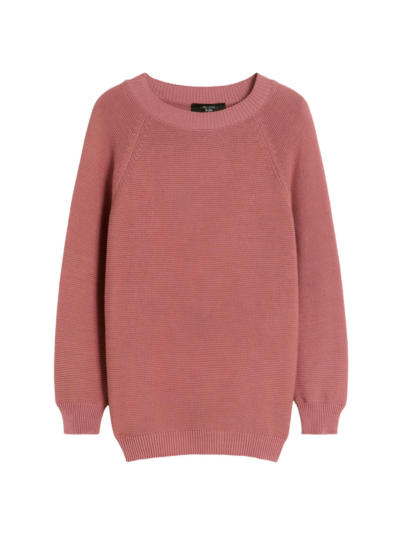 Women's Cotton Sweater - Antique Rose 1