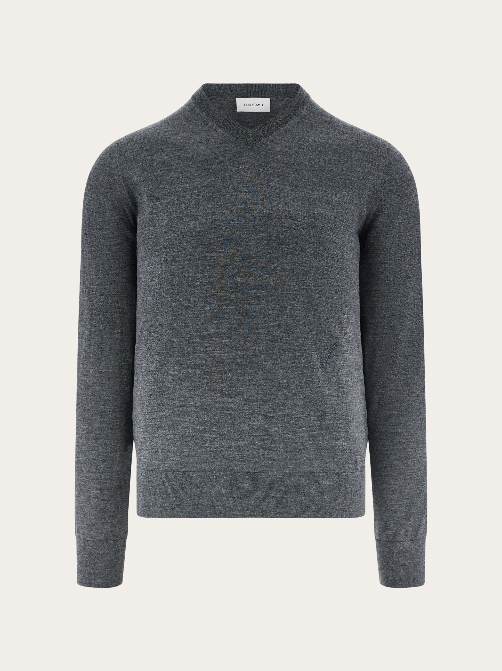 V-neck sweater - 1