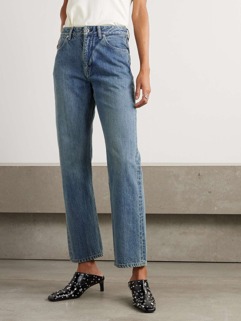 High-rise straight-leg jeans Blue 3