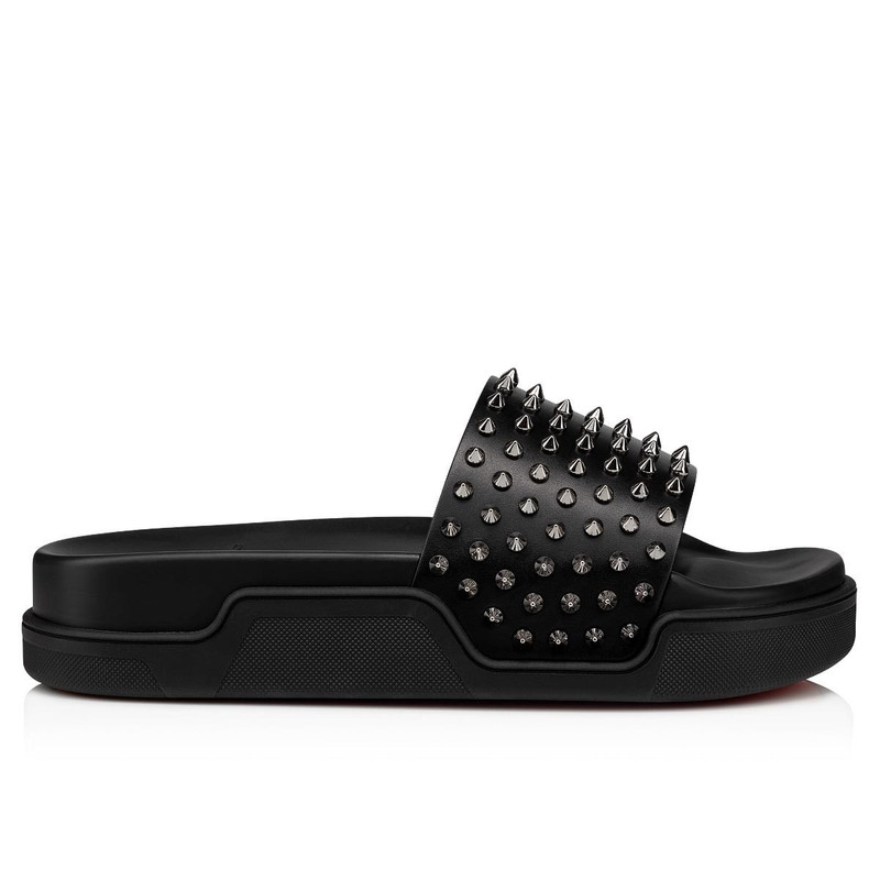 Christian Louboutin Pool Fun Man BLACK/GUN outlook