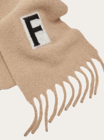 FERRAGAMO Scarf with jacquard detailing outlook
