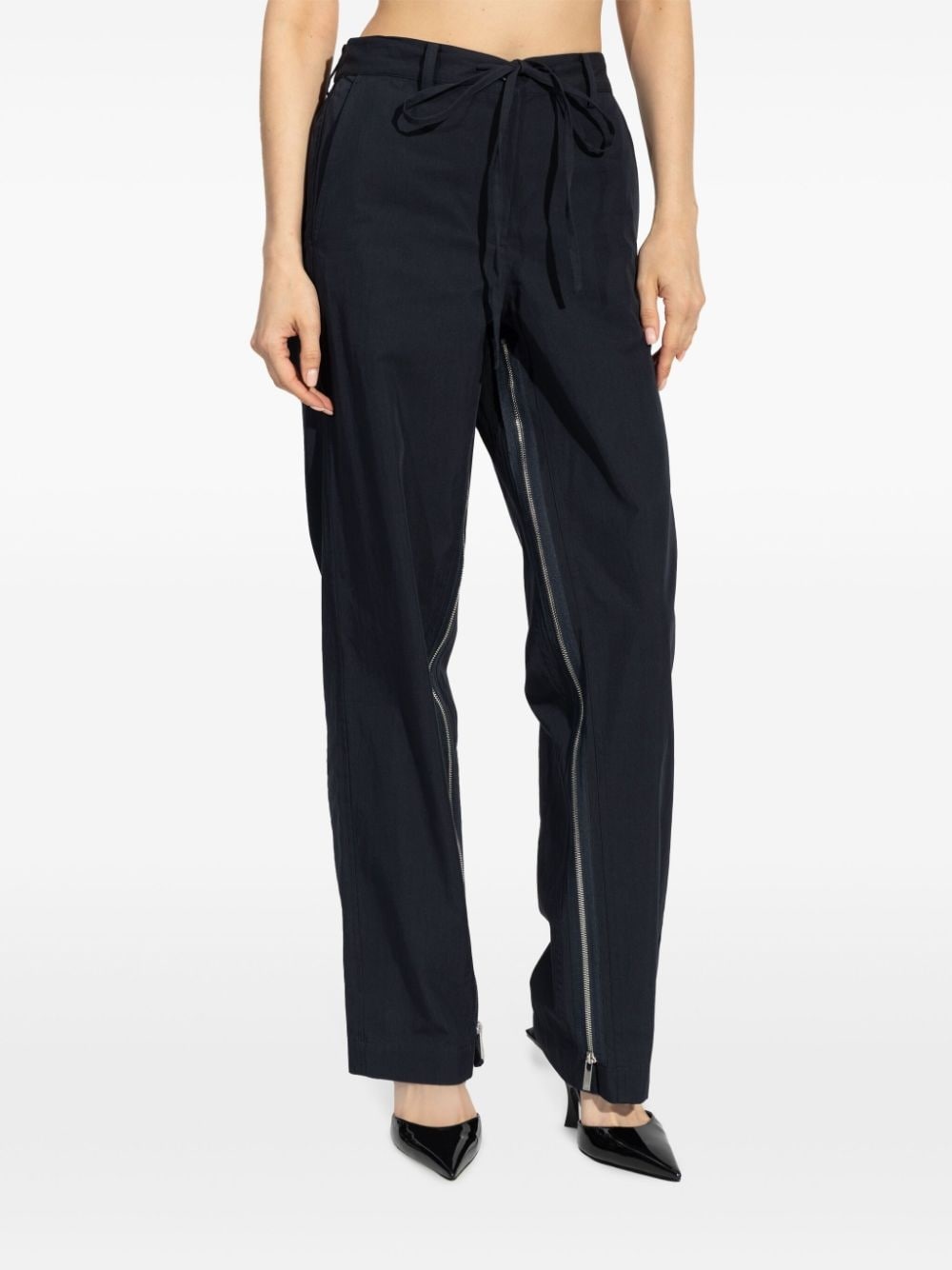 Zippered Leg Trousers - 3