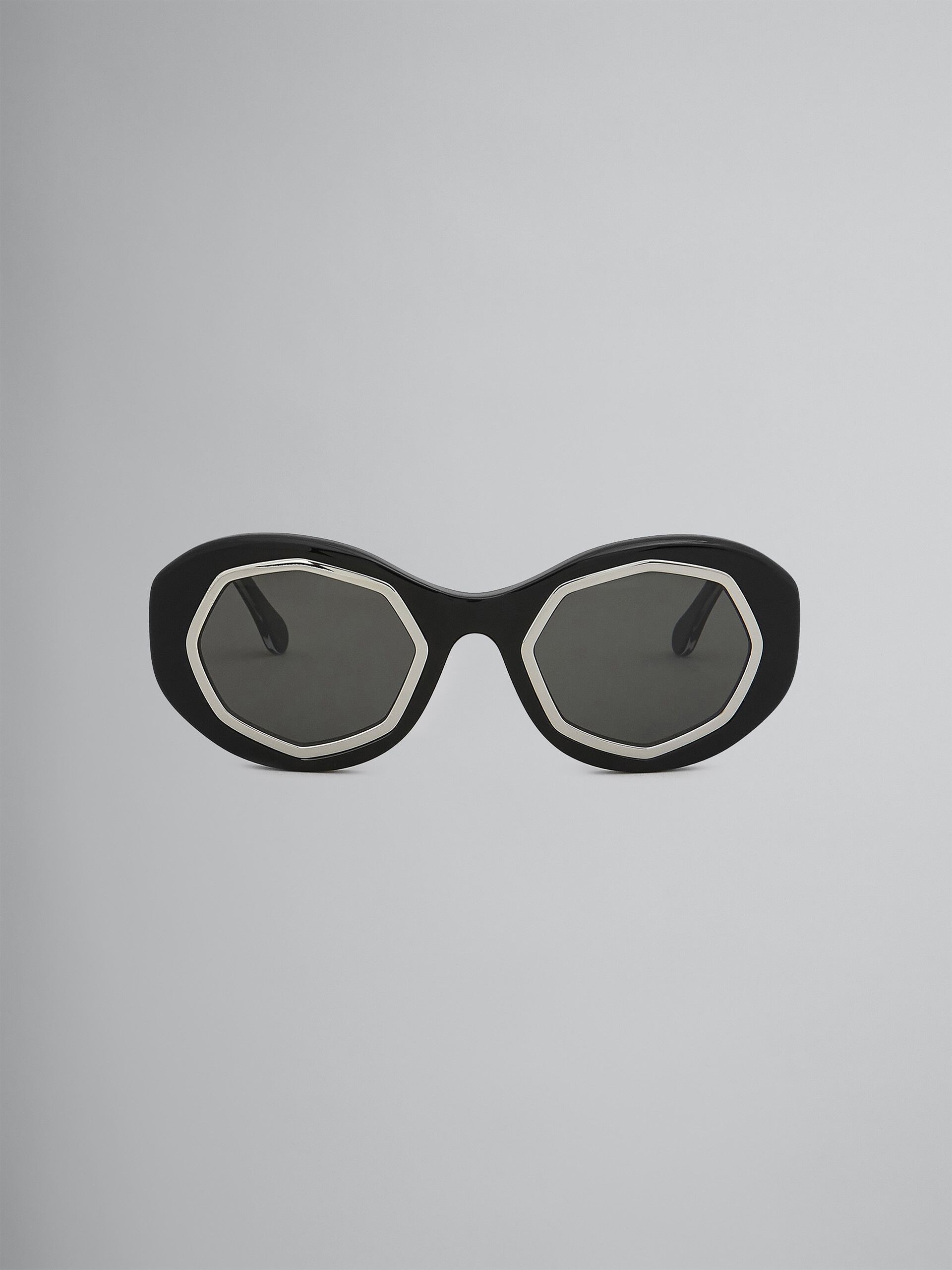 BLACK MOUNT BRUMO ACETATE SUNGLASSES - 1
