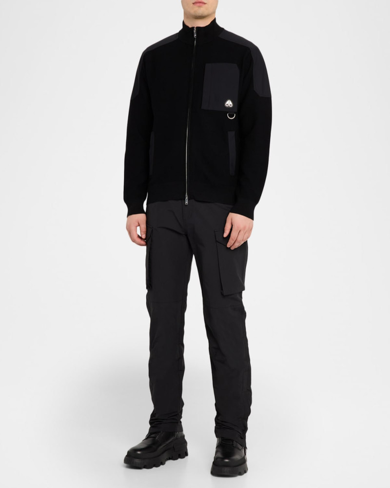 MOOSE KNUCKLES Men's Elowan Full-Zip Sweater outlook