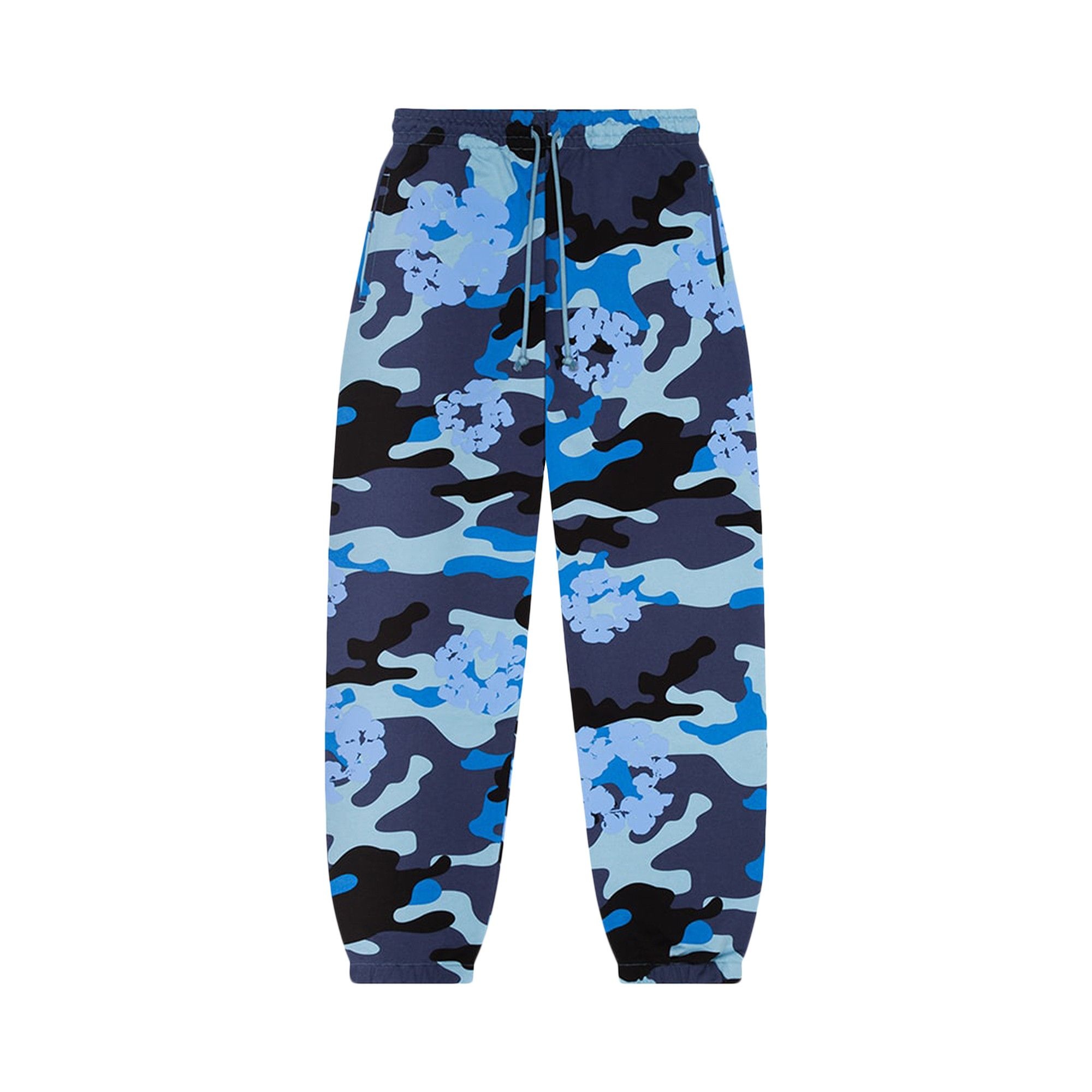 Denim Tears The Wreath Sweatpant 'Blue Camo' - 1