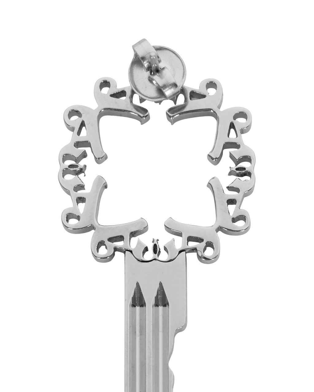 MONOGRAM KEY EARRING - 4