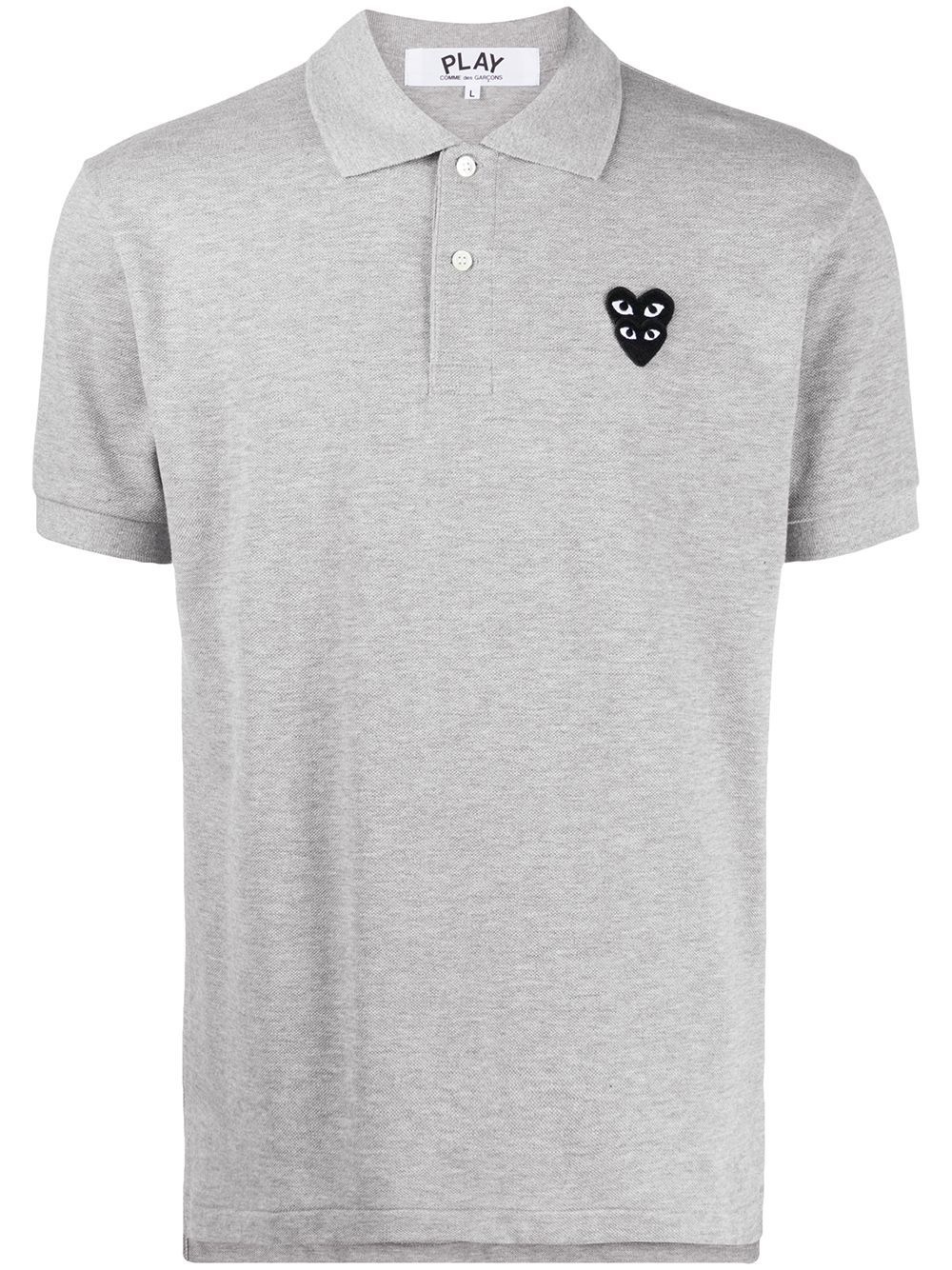 double heart polo shirt - 1